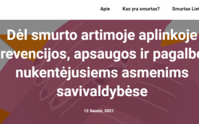 Sutelkime jėgas kovai su smurtu artimoje aplinkoje.