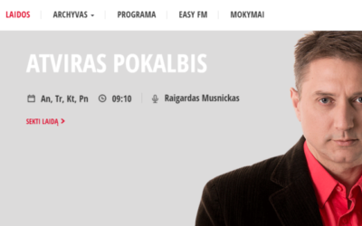 Radijo laida „Atviras pokalbis“ apie smurtą artimoje aplinkoje