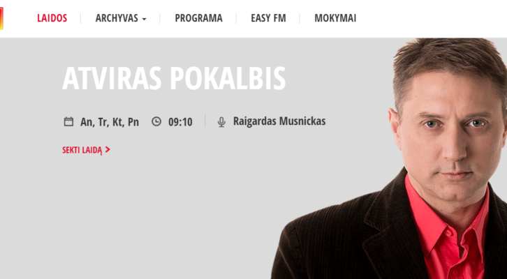 Radijo laida „Atviras pokalbis“ apie smurtą artimoje aplinkoje